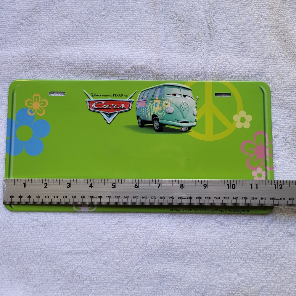 Disney Pixar Cars Fillmore License Plate • Kellogg’s Promo Collector Decor - Picture 4 of 5